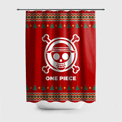 Шторка для ванной One Piece new year