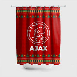 Шторка для душа Ajax new year, цвет: 3D-принт