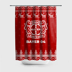 Шторка для ванной Новогодний Bayer 04 с оленями