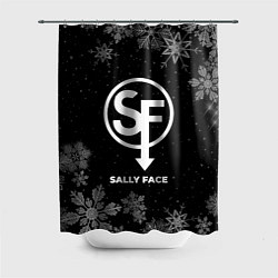 Шторка для душа Снежный Sally Face, цвет: 3D-принт