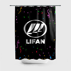 Шторка для душа Lifan конфети, цвет: 3D-принт