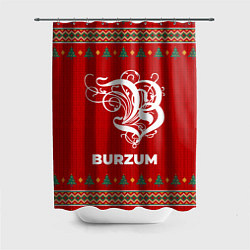 Шторка для душа Burzum new year, цвет: 3D-принт