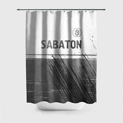Шторка для ванной Sabaton - white gradient посередине