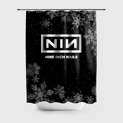 Шторка для душа Снежный Nine Inch Nails, цвет: 3D-принт
