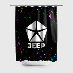 Шторка для ванной Jeep конфети
