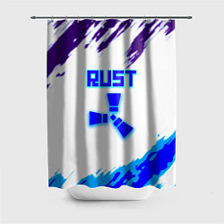 Шторка для ванной Rust неоновые краски