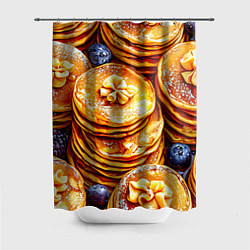 Шторка для ванной Блинчики