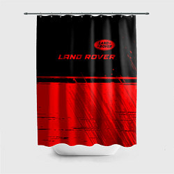 Шторка для ванной Land Rover - red gradient посередине