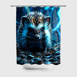 Шторка для ванной Ежик в разрядах молний