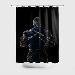 Шторка для душа Mortal kombat - Sub Zero, цвет: 3D-принт