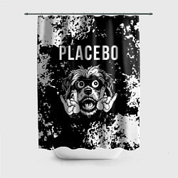 Шторка для ванной Placebo рок пес