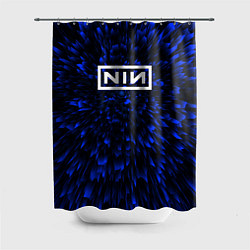 Шторка для ванной Nine Inch Nails blue energy