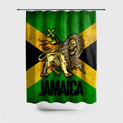 Шторка для ванной Jamaica lion flag