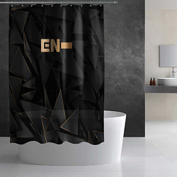 Шторка для душа Enhypen golden poly, цвет: 3D-принт — фото 2