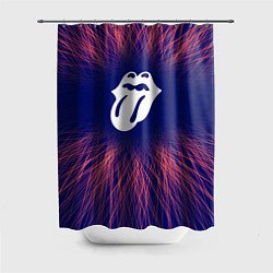 Шторка для душа Rolling Stones red energy, цвет: 3D-принт