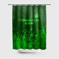 Шторка для душа Tomodachi Game - green gradient посередине, цвет: 3D-принт