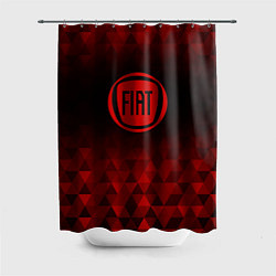 Шторка для ванной Fiat red poly