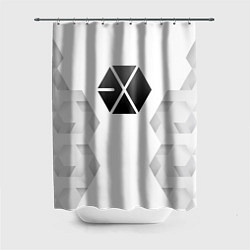 Шторка для ванной Exo white poly