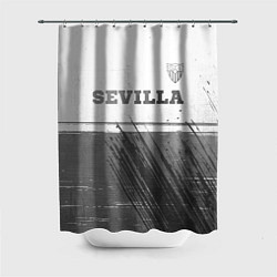 Шторка для ванной Sevilla - white gradient посередине