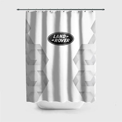 Шторка для ванной Land Rover white poly