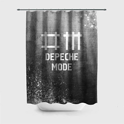 Шторка для душа Depeche Mode - grey gradient, цвет: 3D-принт