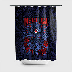 Шторка для ванной Metallica: octopus