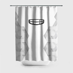 Шторка для ванной Geely white poly
