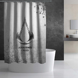 Шторка для душа Assassins Creed - white gradient, цвет: 3D-принт — фото 2