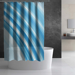 Шторка для душа Акварель, цвет: 3D-принт — фото 2