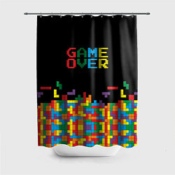 Шторка для ванной Game over