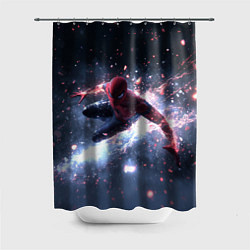 Шторка для ванной Человек - паук в полете