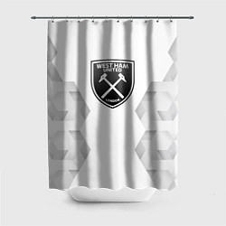 Шторка для ванной West Ham white poly
