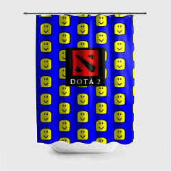 Шторка для ванной Dota smile pattern