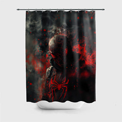 Шторка для ванной Black Spider-man