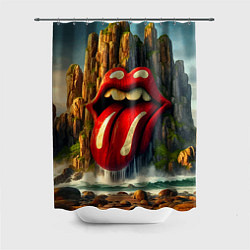 Шторка для душа Rolling Stones - sea rocks, цвет: 3D-принт