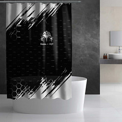 Шторка для душа Король и шут краски броня, цвет: 3D-принт — фото 2