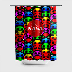 Шторка для ванной NASA smile