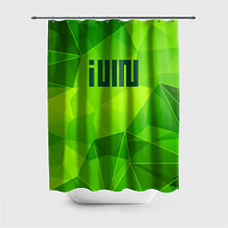 Шторка для ванной Gidle green poly