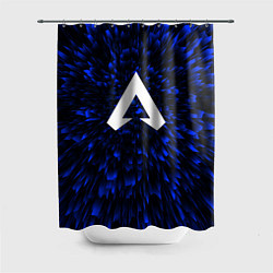 Шторка для ванной Apex Legends blue energy