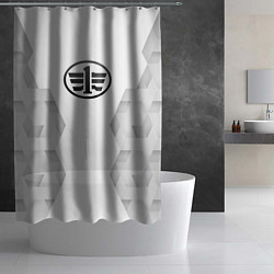 Шторка для душа FAW white poly, цвет: 3D-принт — фото 2