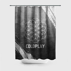 Шторка для душа Coldplay - grey gradient, цвет: 3D-принт