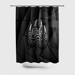 Шторка для ванной Велес лапа медведя