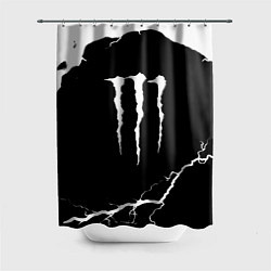 Шторка для ванной Monster energy storm energy