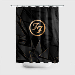 Шторка для ванной Foo Fighters golden poly