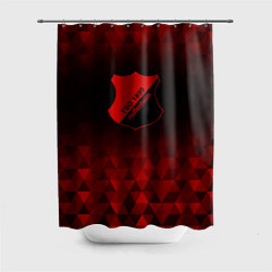 Шторка для душа Hoffenheim red poly, цвет: 3D-принт