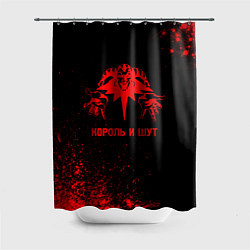 Шторка для ванной Король и Шут - red gradient