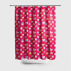Шторка для ванной Skzoo pattern pink