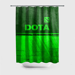 Шторка для ванной Dota - green gradient посередине