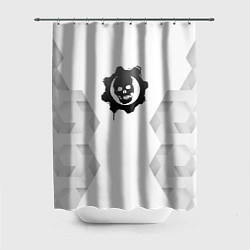 Шторка для ванной Gears of War white poly