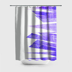 Шторка для ванной Color white purple